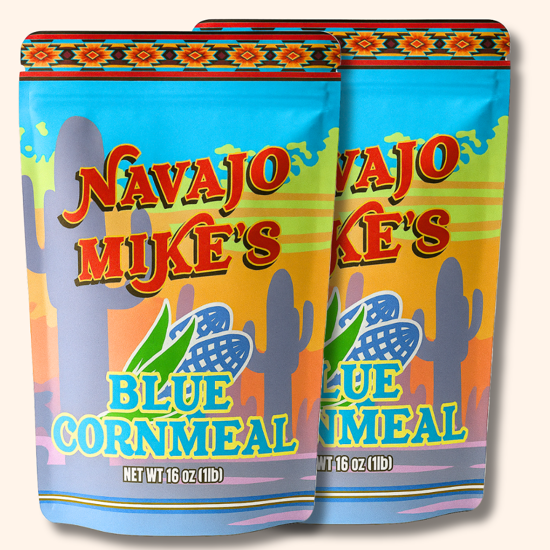 Blue Cornmeal Mix 1lb (16oz) 2 pack bundle