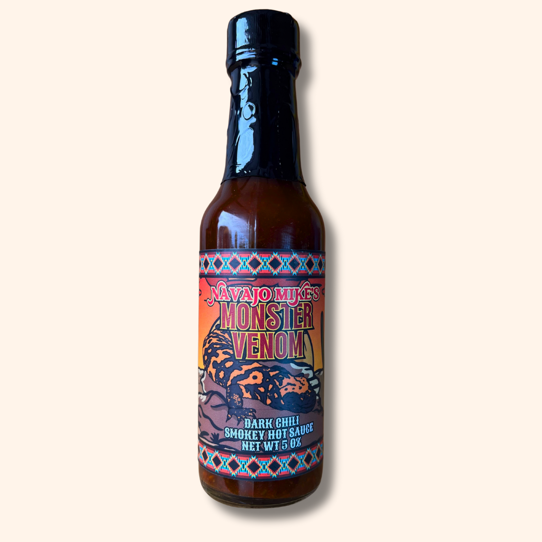 “Monster Venom” Dark Chili, Smokey Hot Sauce
