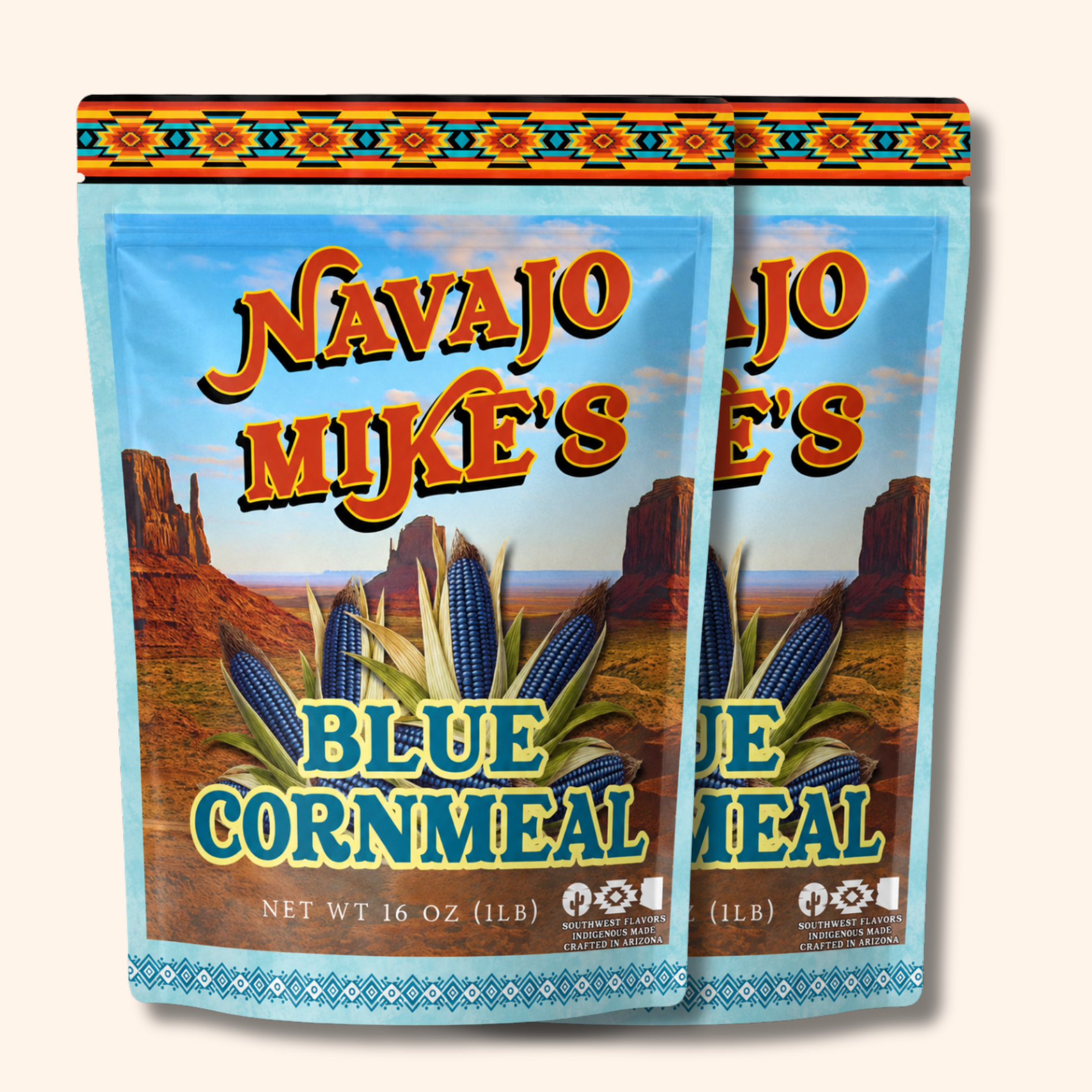Blue Cornmeal Mix 2 pack bundle
