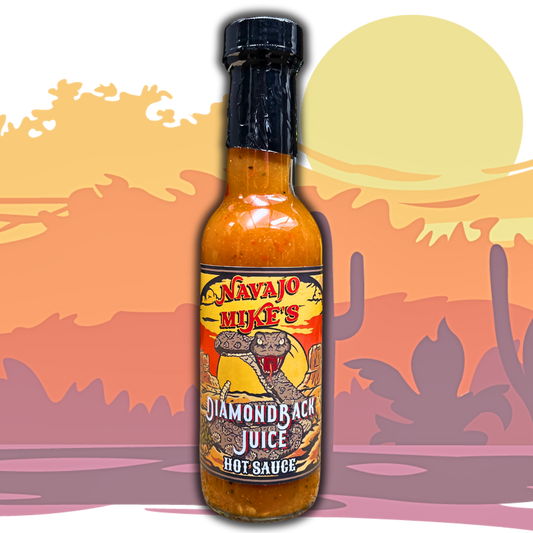 “Diamondback Juice” Fresno Chili, Habanero Hot Sauce